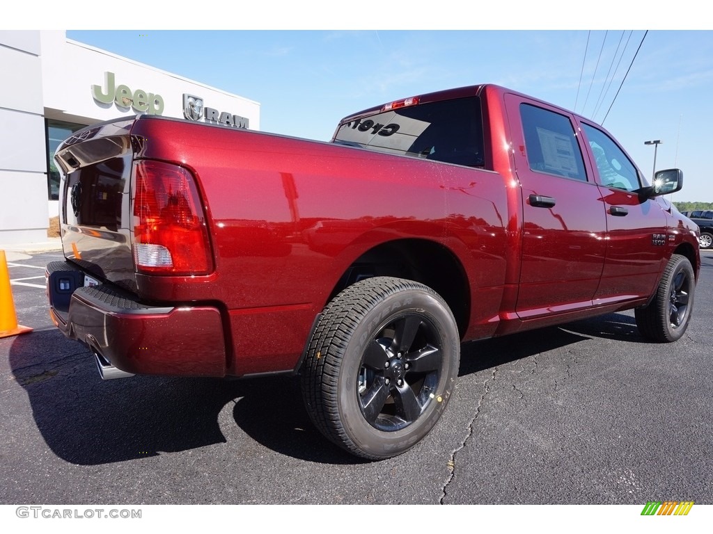 2017 1500 Express Crew Cab - Delmonico Red Pearl / Black/Diesel Gray photo #7