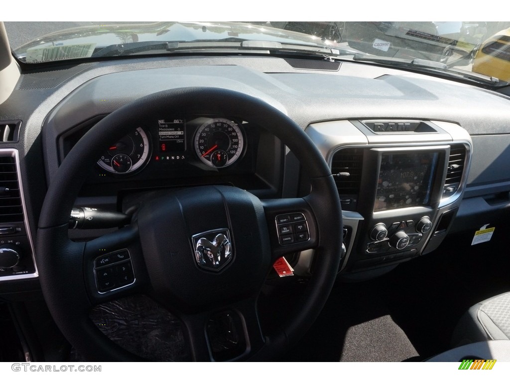 2017 1500 Big Horn Quad Cab - Granite Crystal Metallic / Black/Diesel Gray photo #10