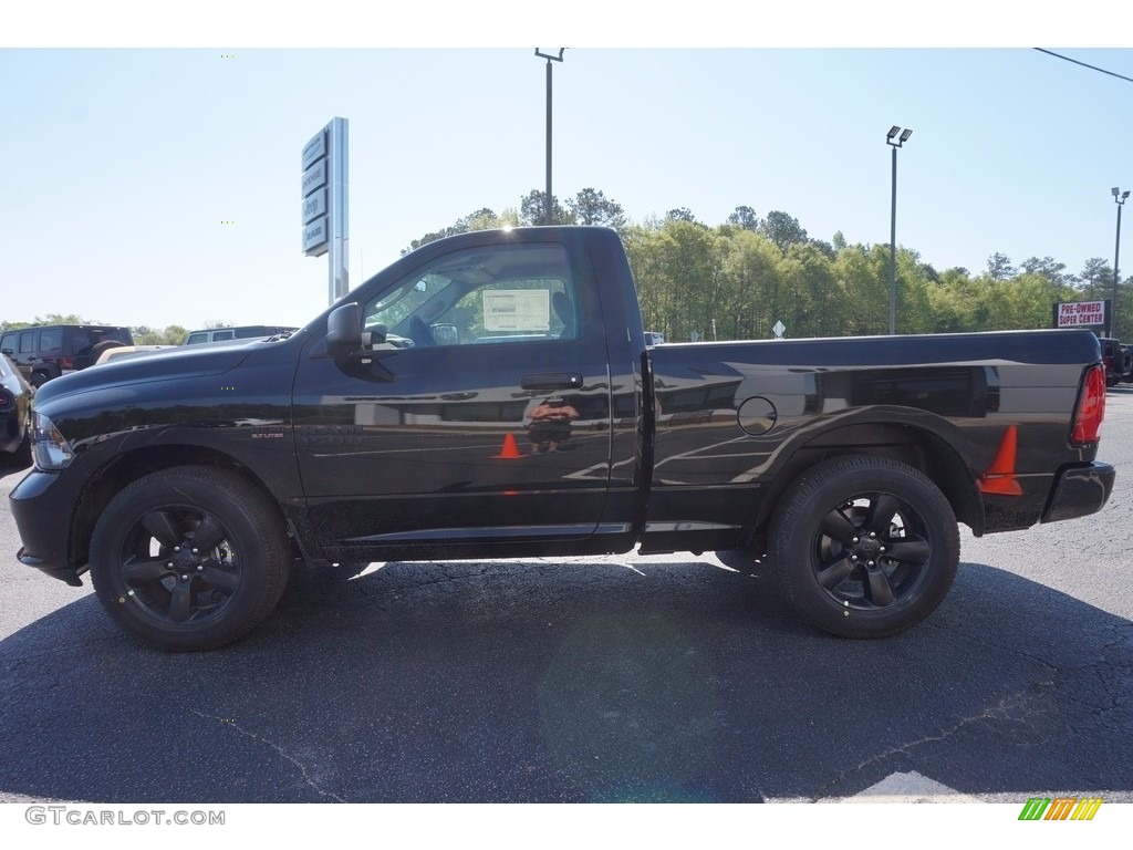 2017 1500 Express Regular Cab - Brilliant Black Crystal Pearl / Black/Diesel Gray photo #4