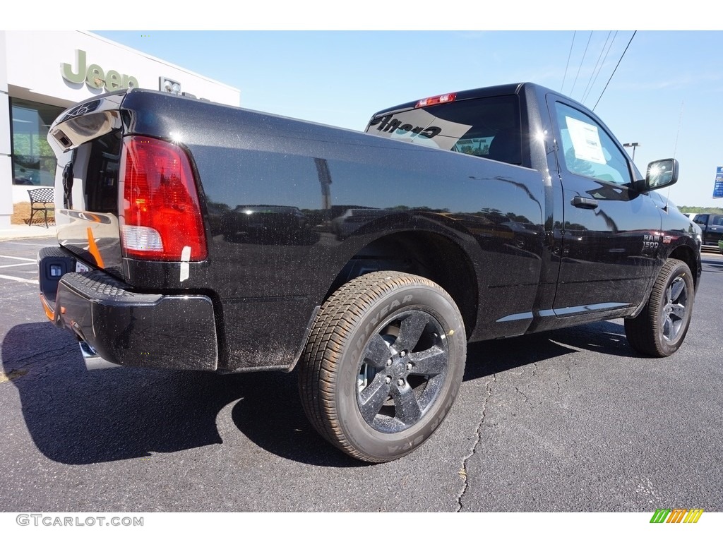 2017 1500 Express Regular Cab - Brilliant Black Crystal Pearl / Black/Diesel Gray photo #7