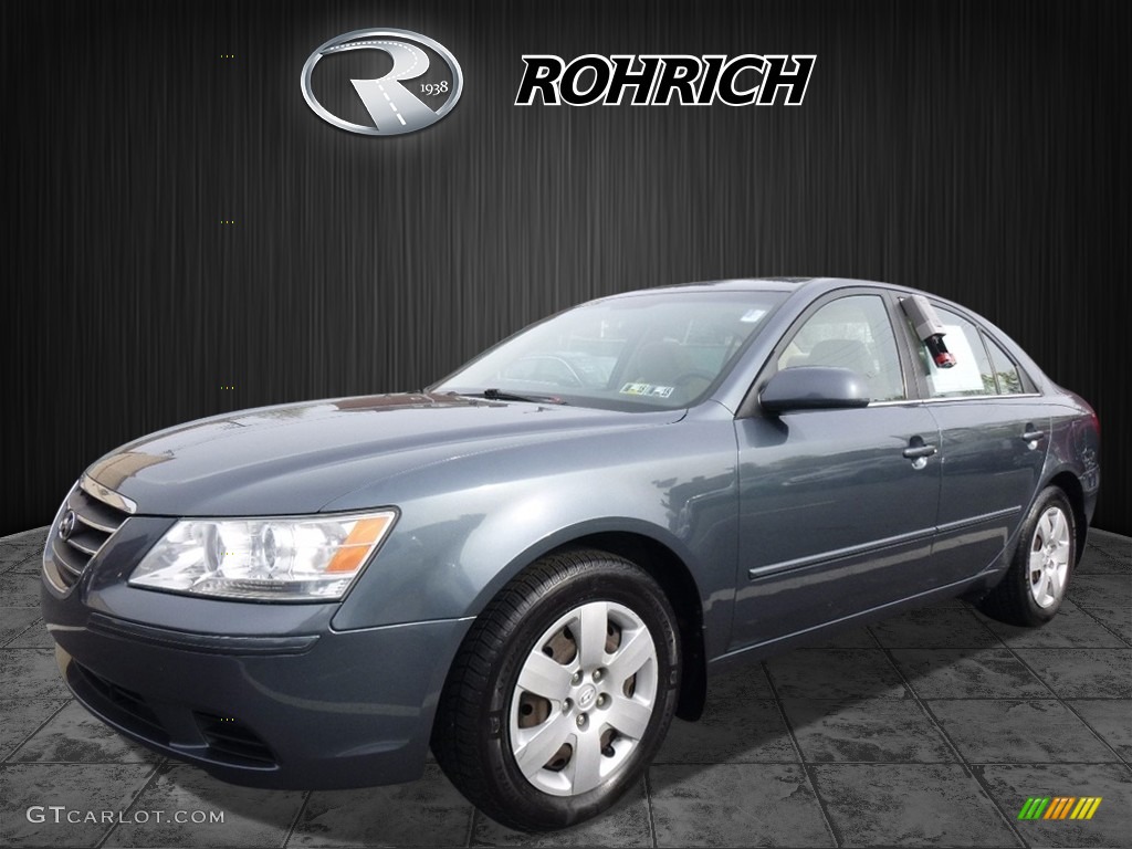 2009 Sonata GLS - Willow Gray / Camel photo #3