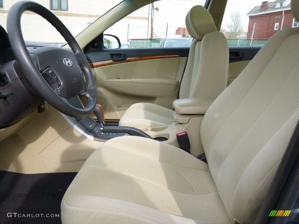 2009 Sonata GLS - Willow Gray / Camel photo #6