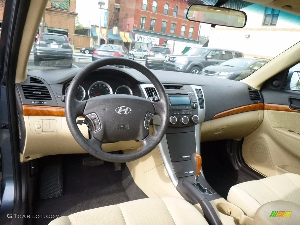 2009 Sonata GLS - Willow Gray / Camel photo #8