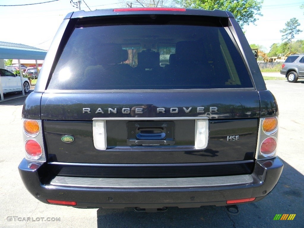 2004 Range Rover HSE - Adriatic Blue Metallic / Parchment/Navy photo #9
