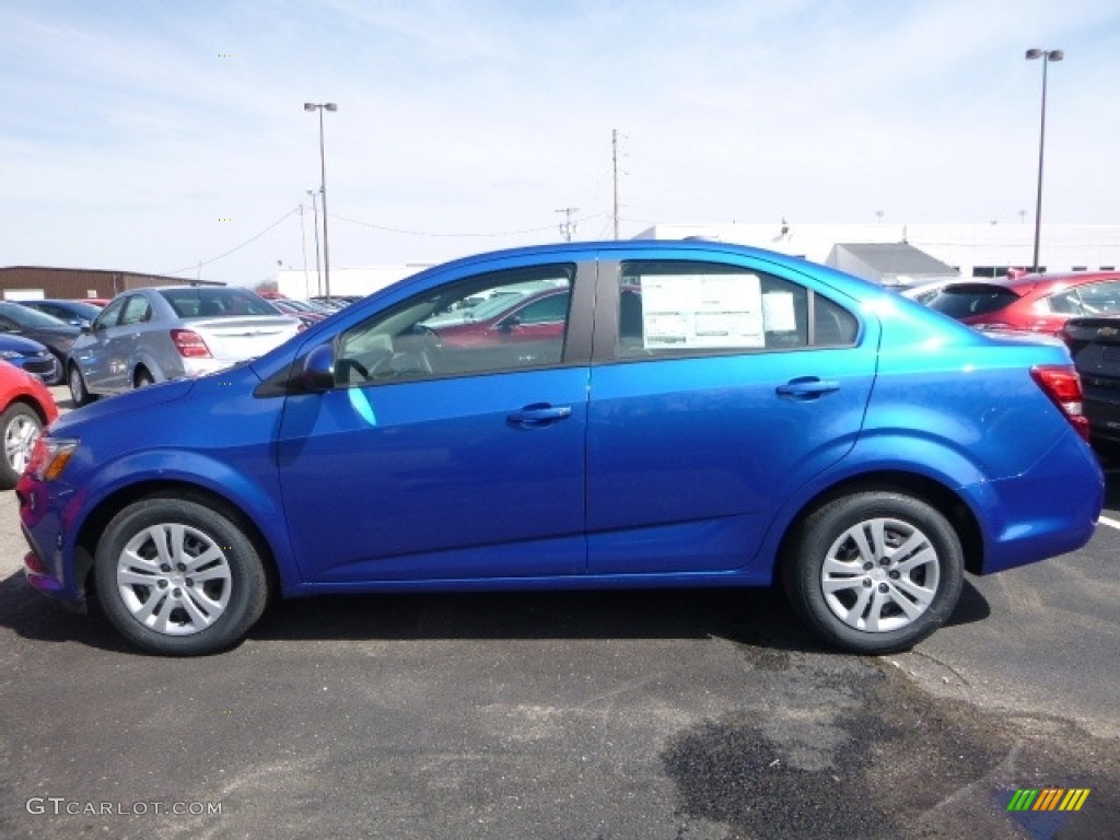 Kinetic Blue Metallic 2017 Chevrolet Sonic LS Sedan Exterior Photo #119812922