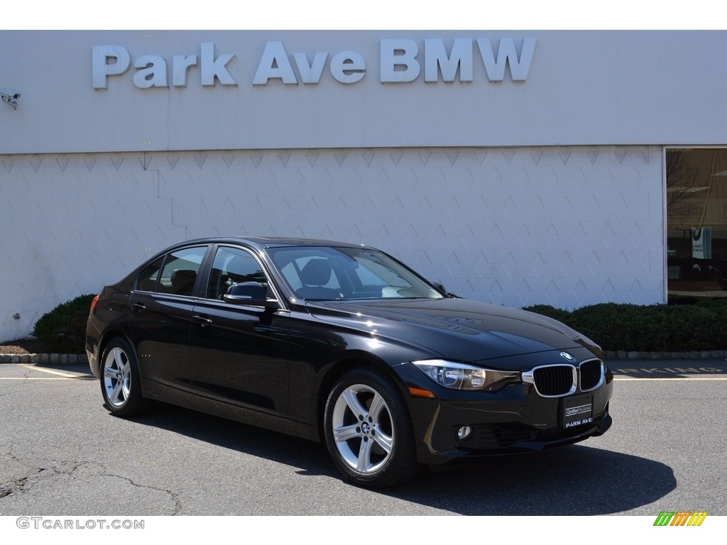 2014 3 Series 328i xDrive Sedan - Black Sapphire Metallic / Black photo #1