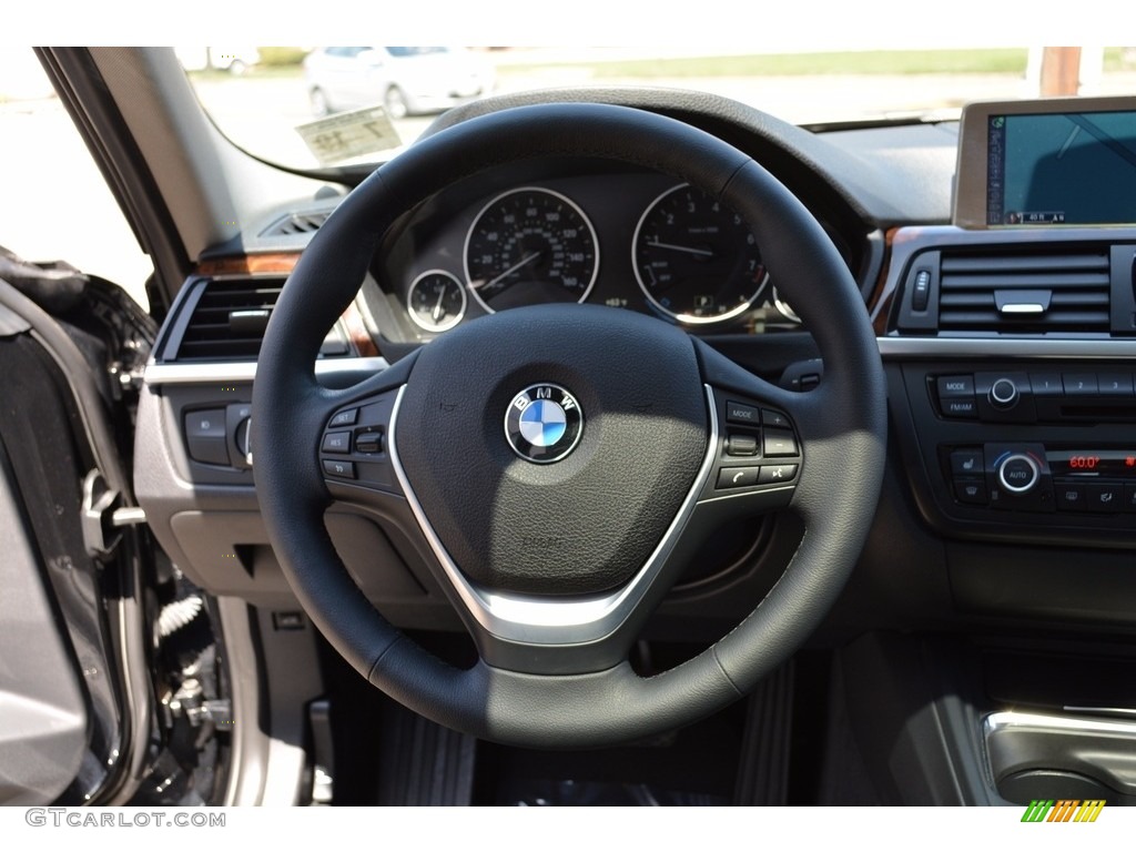 2014 3 Series 328i xDrive Sedan - Black Sapphire Metallic / Black photo #18