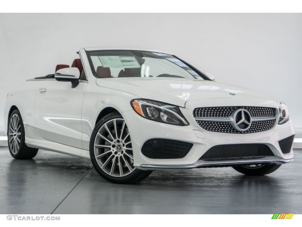 Polar White 2017 Mercedes-Benz C 300 Cabriolet Exterior Photo #119813957