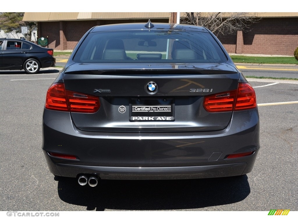 2014 3 Series 328i xDrive Sedan - Mineral Grey Metallic / Black photo #4