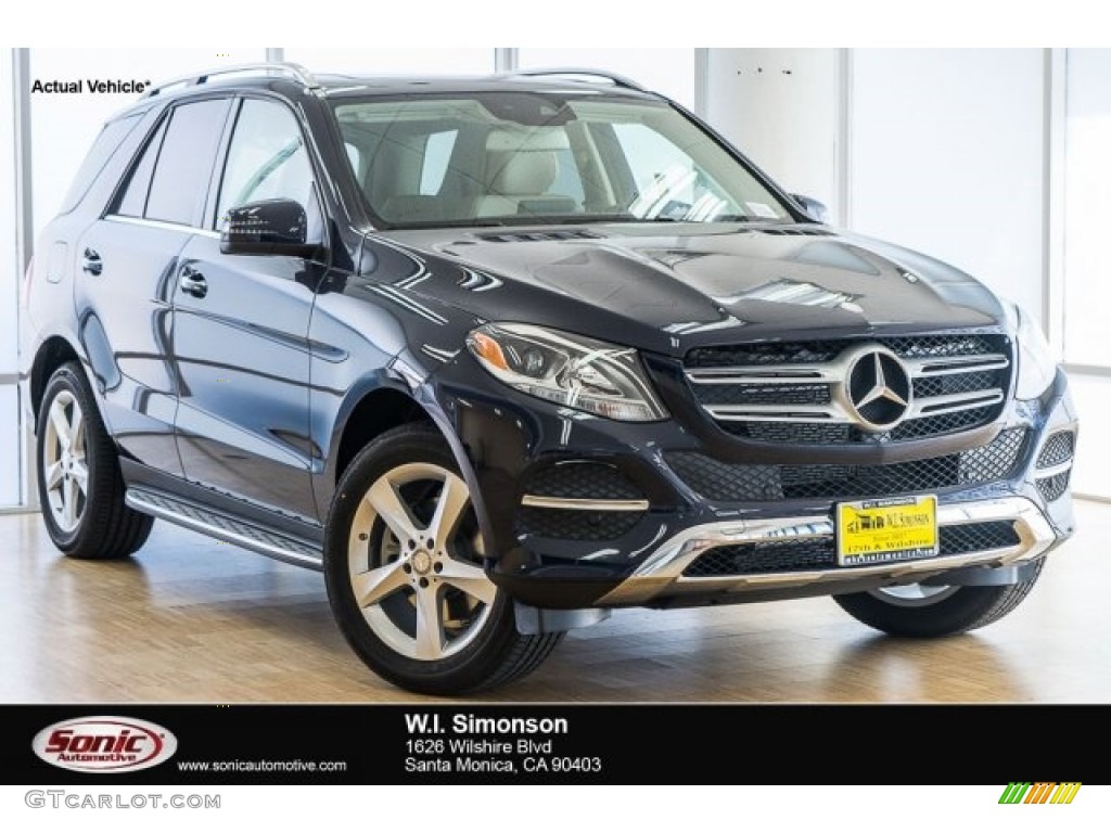 2017 GLE 350 - Lunar Blue Metallic / Ginger Beige/Espresso Brown photo #1