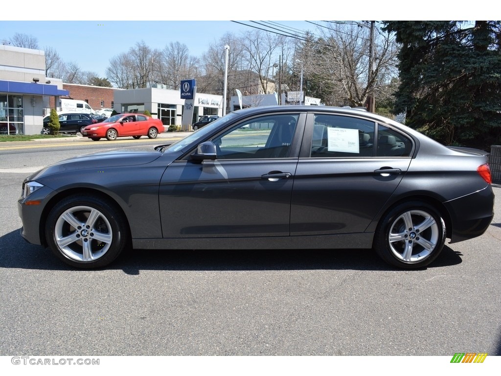 2014 3 Series 328i xDrive Sedan - Mineral Grey Metallic / Black photo #5