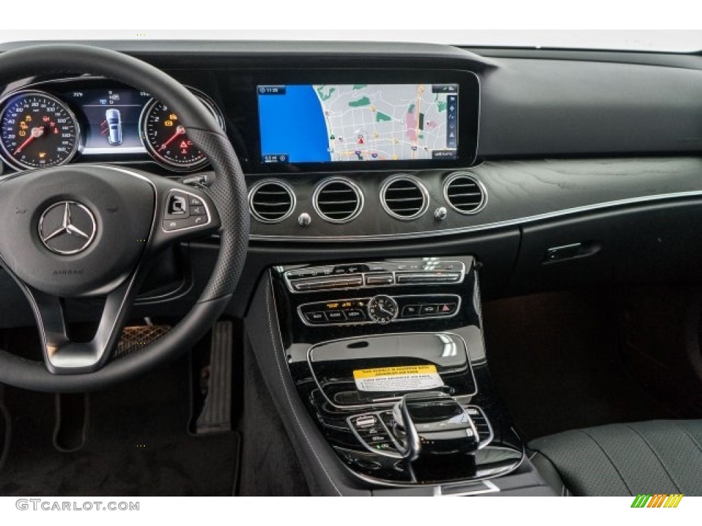 2017 Mercedes-Benz E 400 4Matic Wagon Black Dashboard Photo #119815244