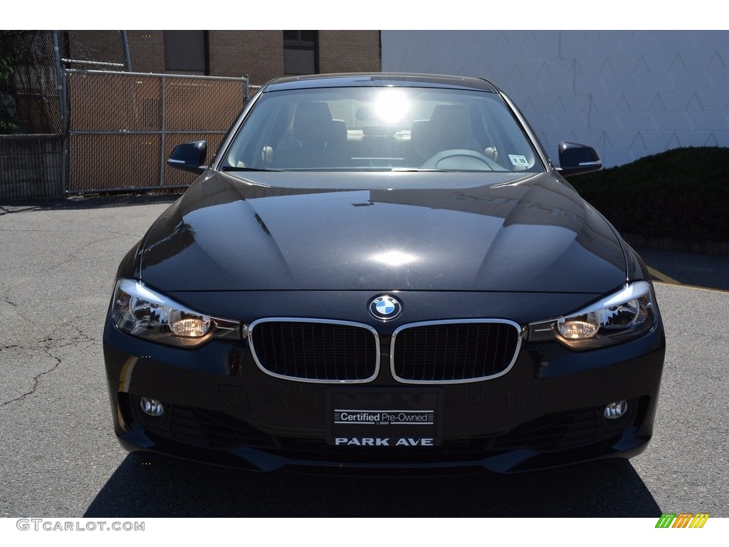 2014 3 Series 328i xDrive Sedan - Black Sapphire Metallic / Venetian Beige photo #7