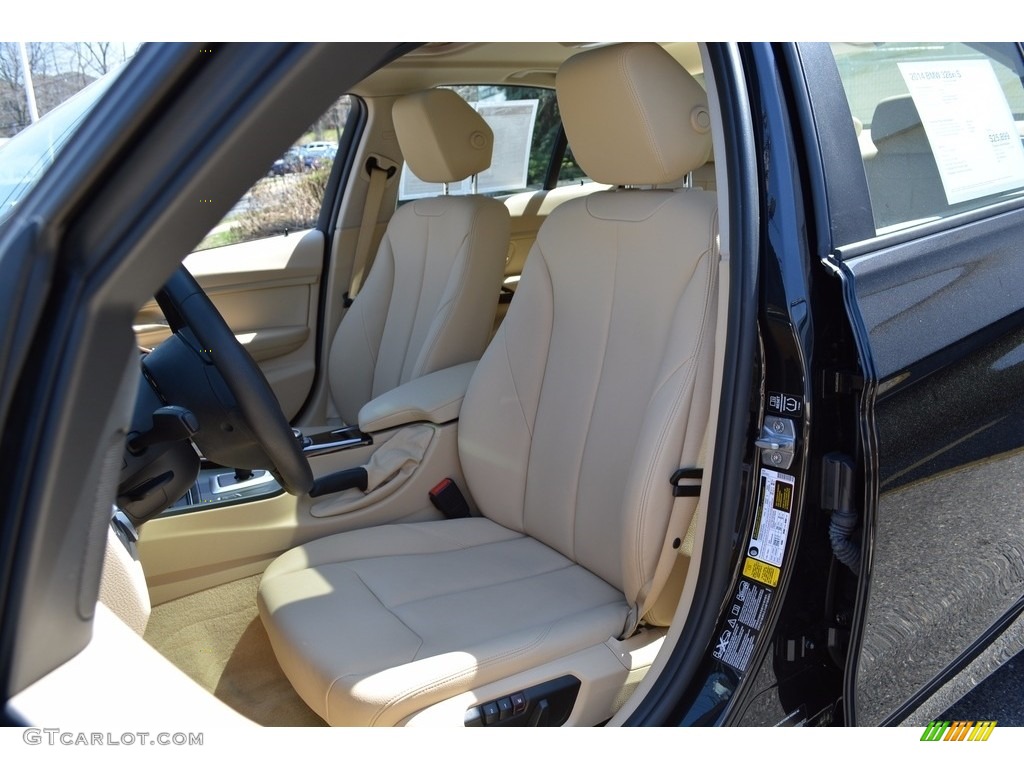 2014 3 Series 328i xDrive Sedan - Black Sapphire Metallic / Venetian Beige photo #13