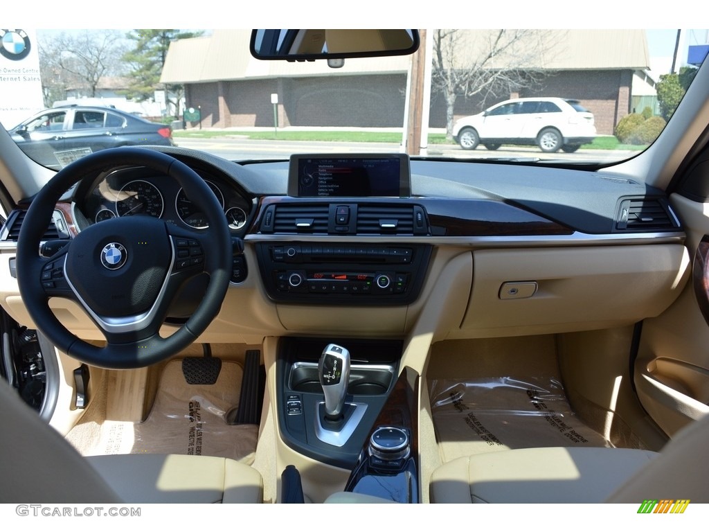 2014 3 Series 328i xDrive Sedan - Black Sapphire Metallic / Venetian Beige photo #15
