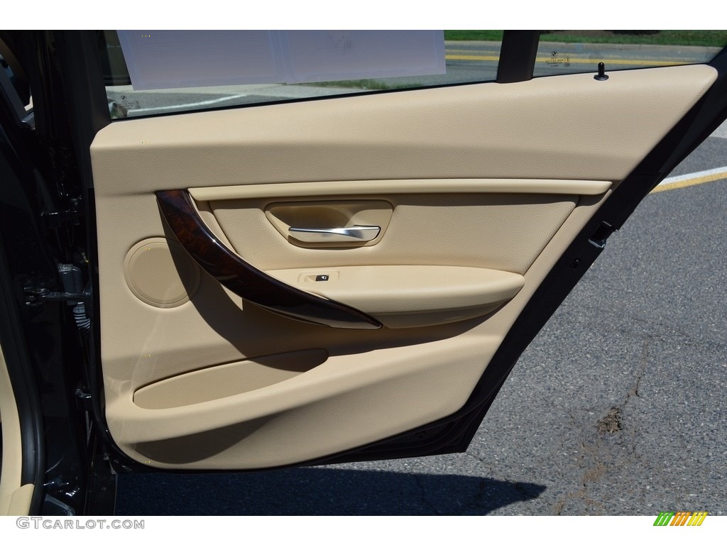 2014 3 Series 328i xDrive Sedan - Black Sapphire Metallic / Venetian Beige photo #24