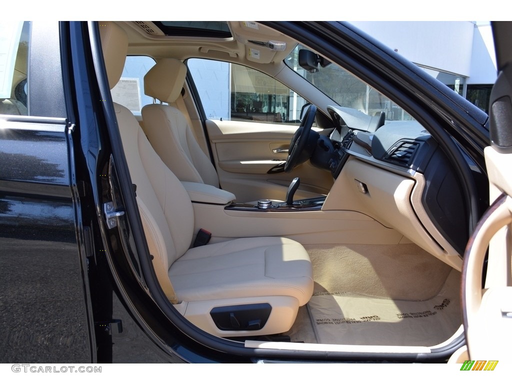 2014 3 Series 328i xDrive Sedan - Black Sapphire Metallic / Venetian Beige photo #28