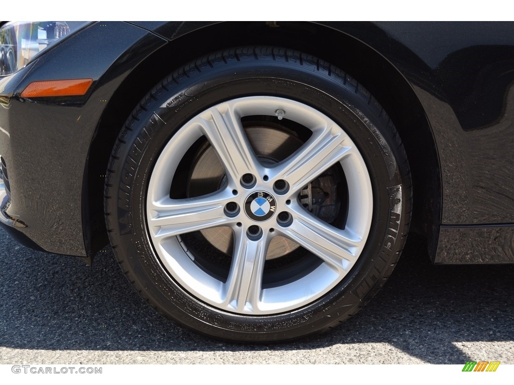 2014 3 Series 328i xDrive Sedan - Black Sapphire Metallic / Venetian Beige photo #32