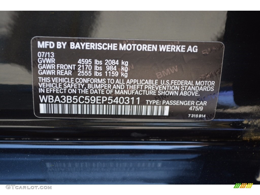 2014 3 Series 328i xDrive Sedan - Black Sapphire Metallic / Venetian Beige photo #34