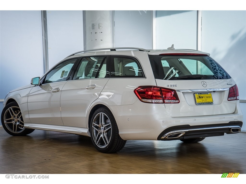 2016 E 350 4Matic Wagon - Polar White / Silk Beige/Espresso Brown photo #3