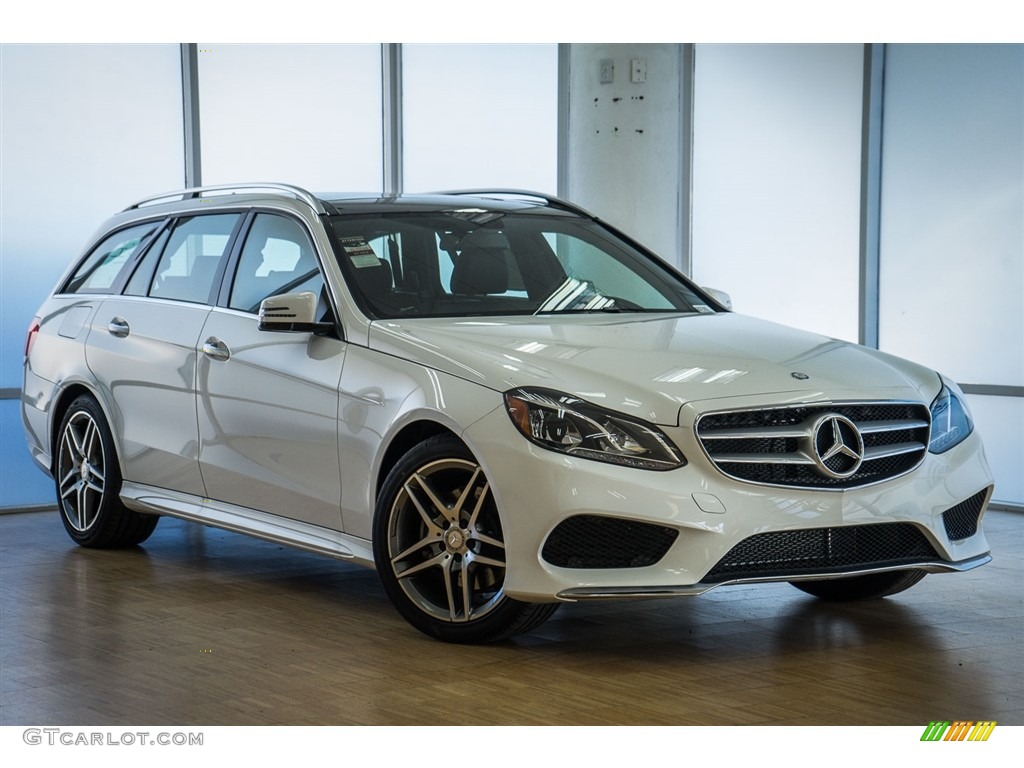 2016 E 350 4Matic Wagon - Polar White / Black photo #12