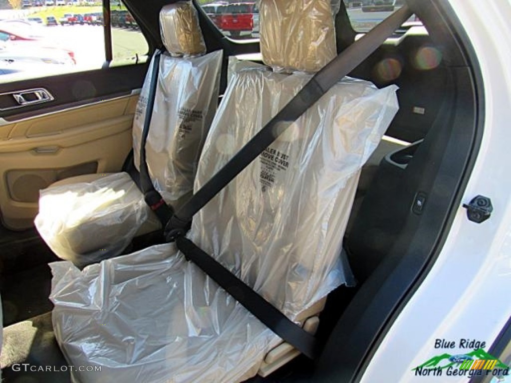 2017 Explorer Limited 4WD - White Platinum / Medium Light Camel photo #12