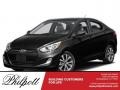 Ultra Black 2017 Hyundai Accent SE Sedan