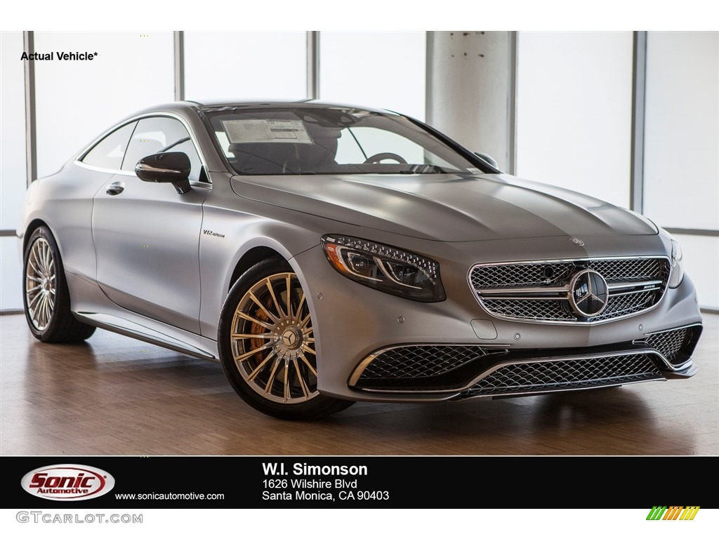 2016 S 65 AMG Sedan - designo Magno Alanite Grey Metallic (matte) / designo Black photo #1