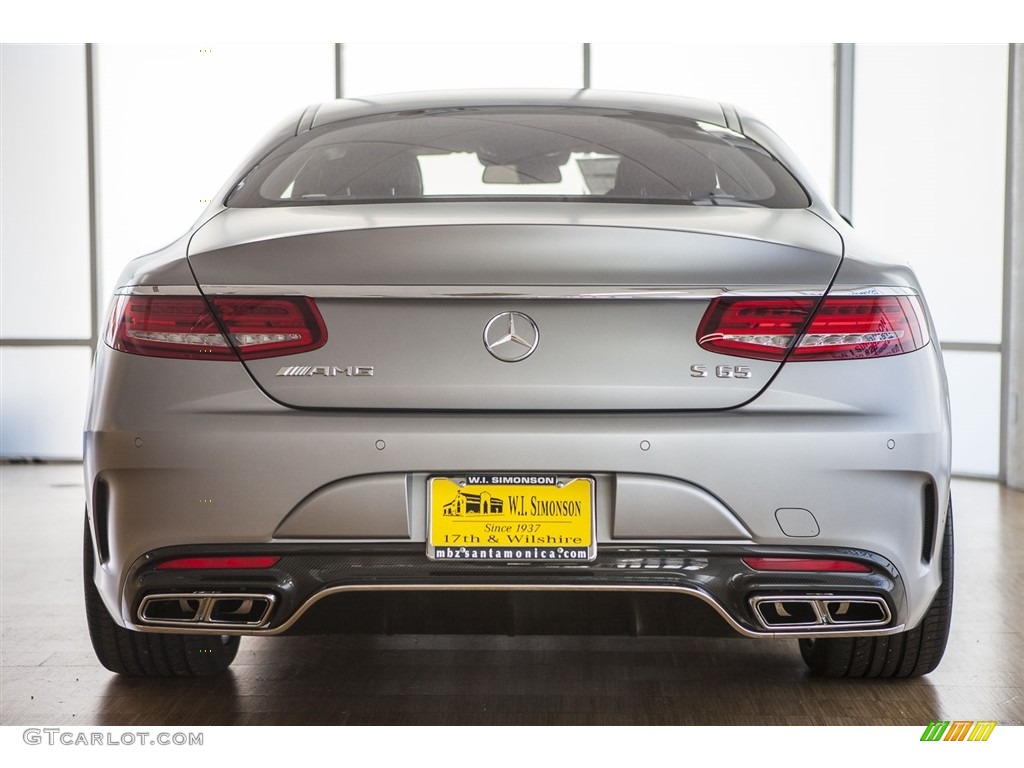 2016 S 65 AMG Sedan - designo Magno Alanite Grey Metallic (matte) / designo Black photo #3