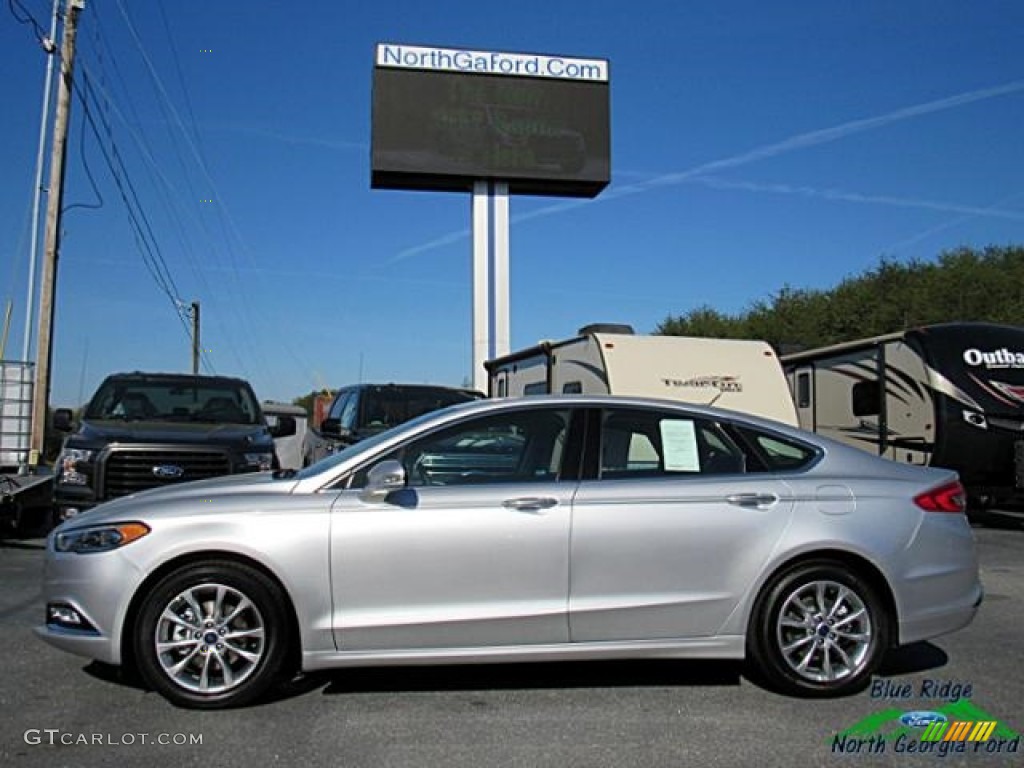 2017 Fusion SE - Ingot Silver / Ebony photo #2