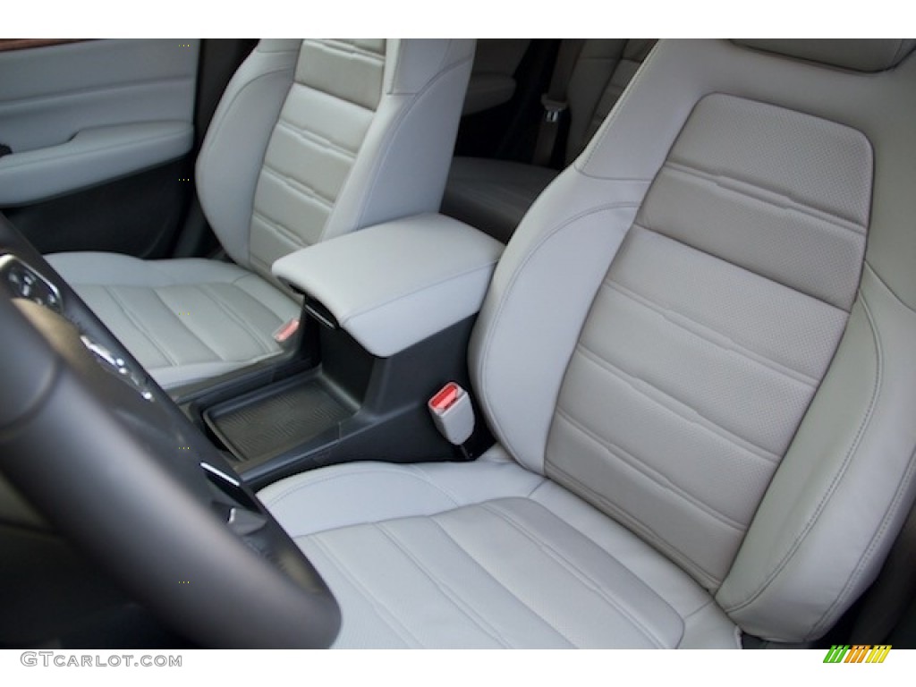 2017 CR-V EX-L - Obsidian Blue Pearl / Gray photo #9