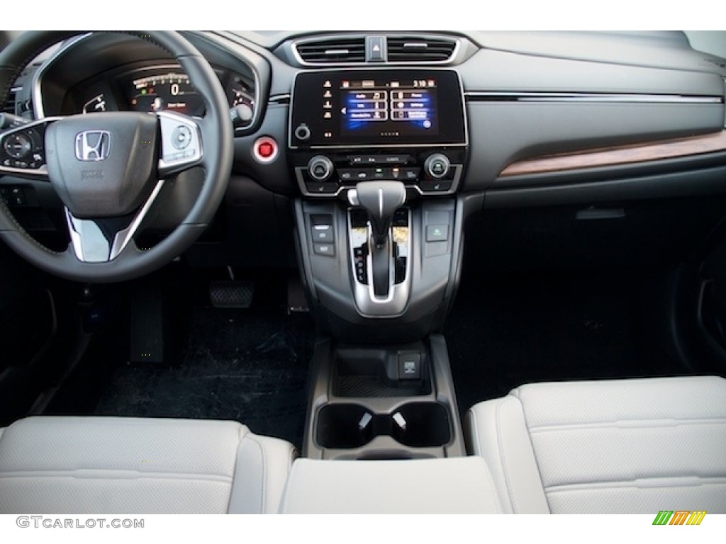 2017 CR-V EX-L - Obsidian Blue Pearl / Gray photo #11