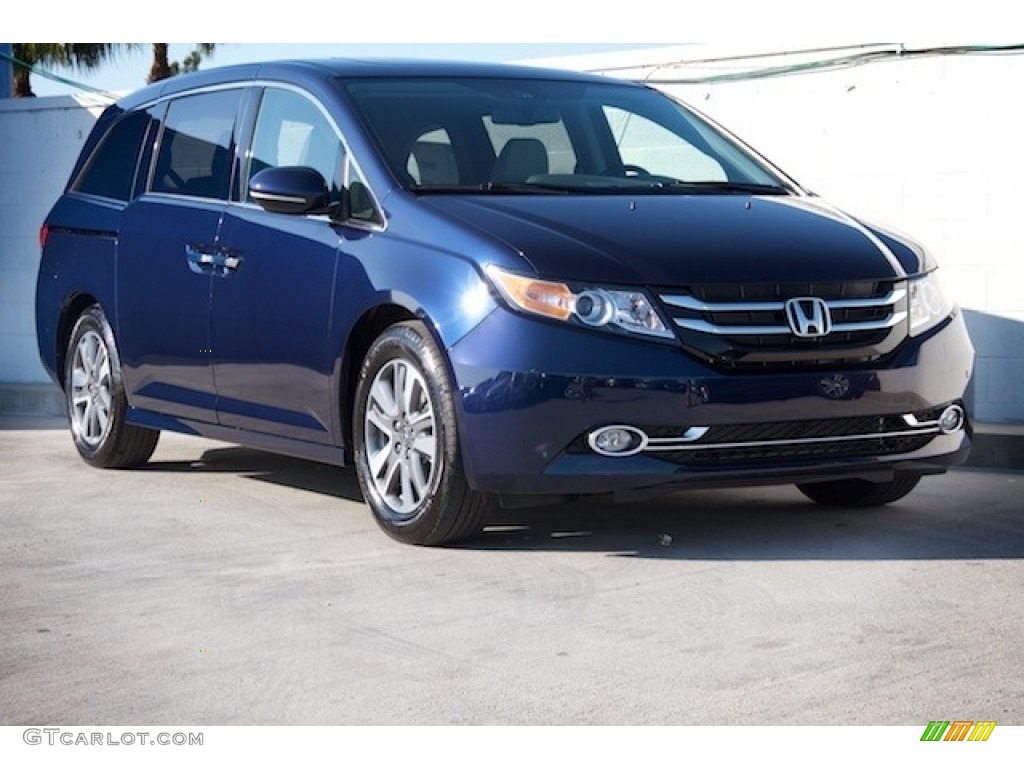 2017 Obsidian Blue Pearl Honda Odyssey Touring Elite 119792630 Photo