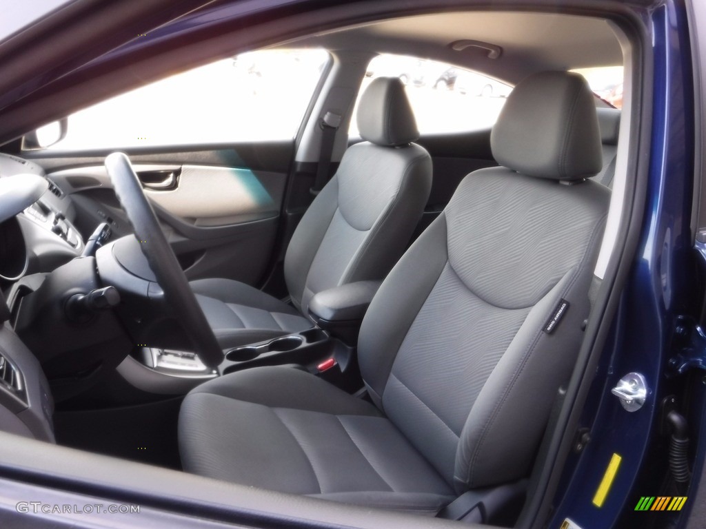 2013 Elantra GLS - Indigo Night / Gray photo #10
