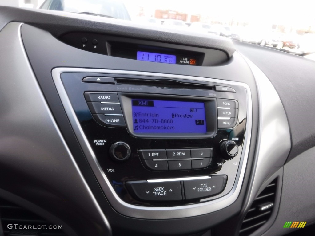 2013 Elantra GLS - Indigo Night / Gray photo #14