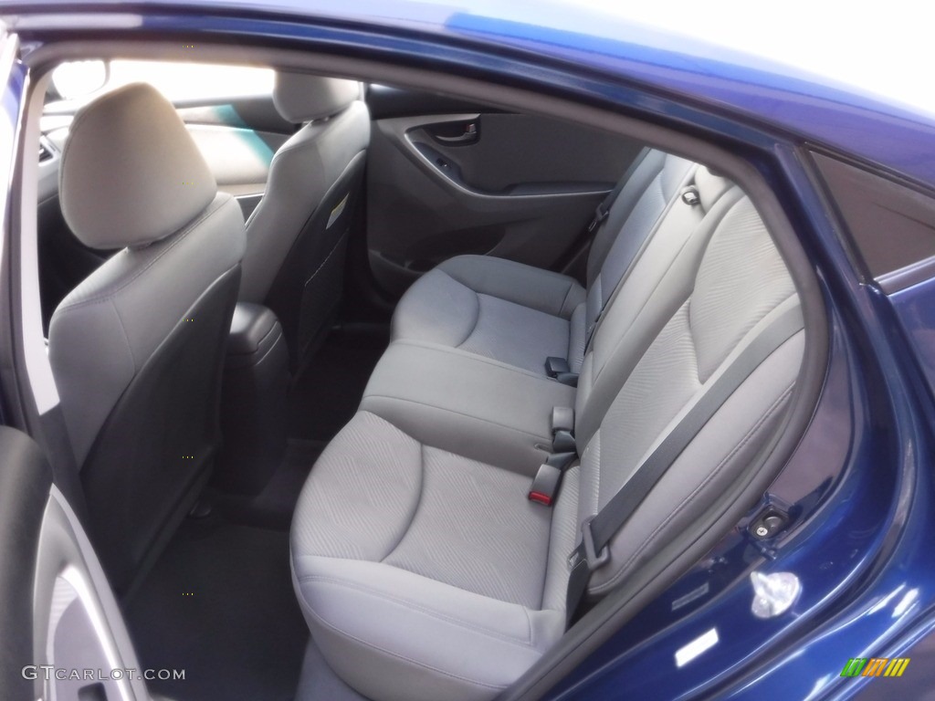 2013 Elantra GLS - Indigo Night / Gray photo #22