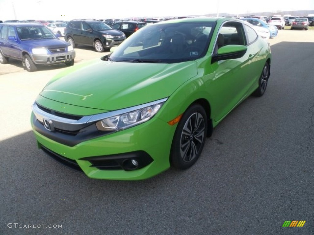 Energy Green Pearl 2017 Honda Civic EX-L Coupe Exterior Photo #119820949