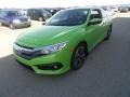 Energy Green Pearl 2017 Honda Civic EX-L Coupe Exterior