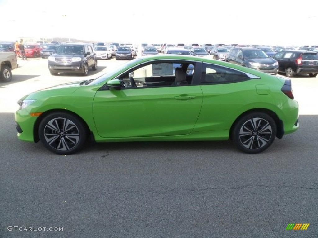 Energy Green Pearl 2017 Honda Civic EX-L Coupe Exterior Photo #119820965