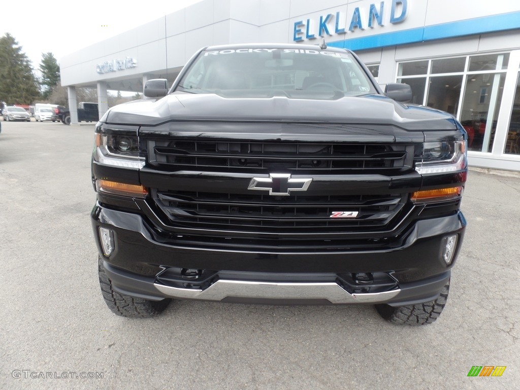 2017 Silverado 1500 LT Double Cab 4x4 - Black / Jet Black photo #2