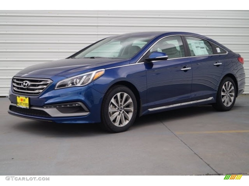 2017 Sonata Sport - Lakeside Blue / Gray photo #3