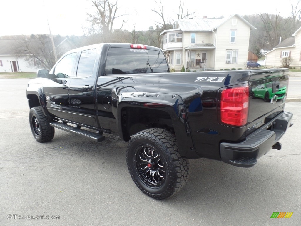 2017 Silverado 1500 LT Double Cab 4x4 - Black / Jet Black photo #6