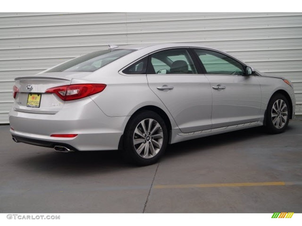 2017 Sonata Sport - Symphony Silver / Gray photo #6