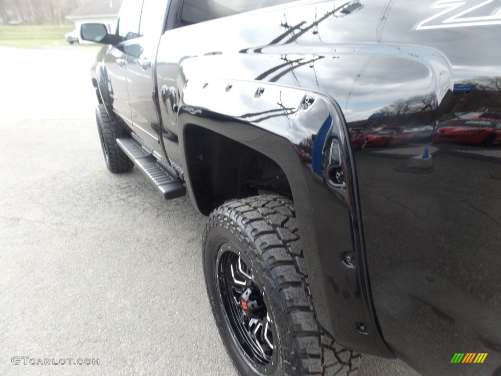 2017 Silverado 1500 LT Double Cab 4x4 - Black / Jet Black photo #20