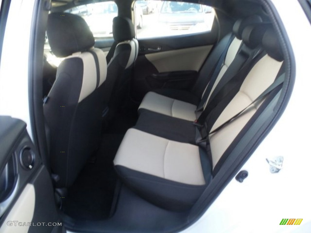 2017 Civic EX Hatchback - White Orchid Pearl / Black/Ivory photo #11