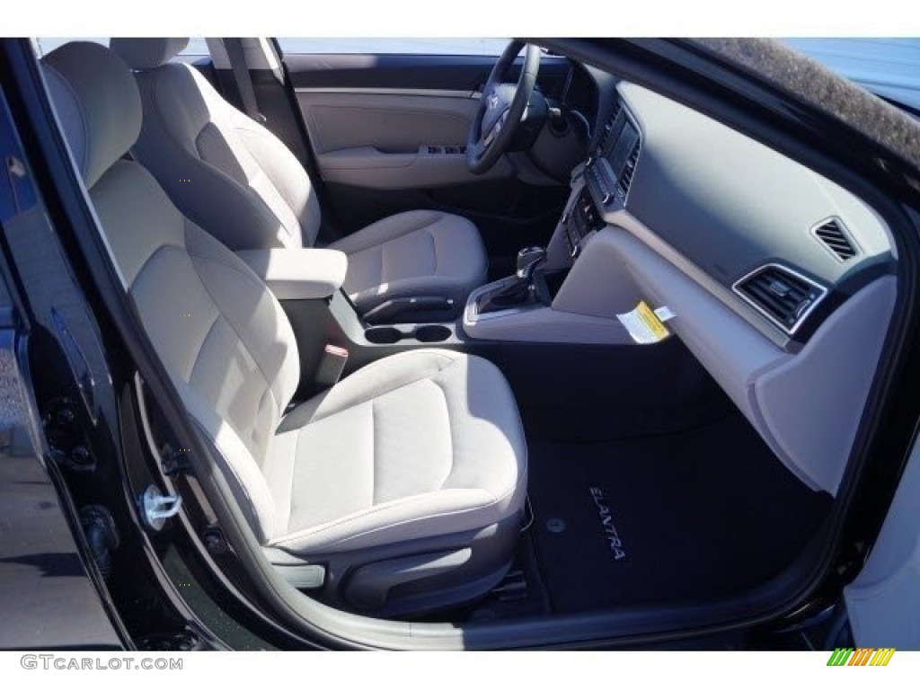 2017 Elantra Eco - Black / Gray photo #7