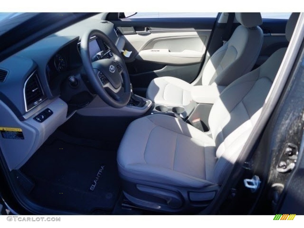 2017 Elantra Eco - Black / Gray photo #10