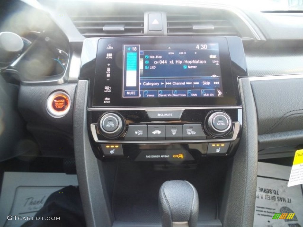 2017 Civic EX Hatchback - White Orchid Pearl / Black/Ivory photo #15