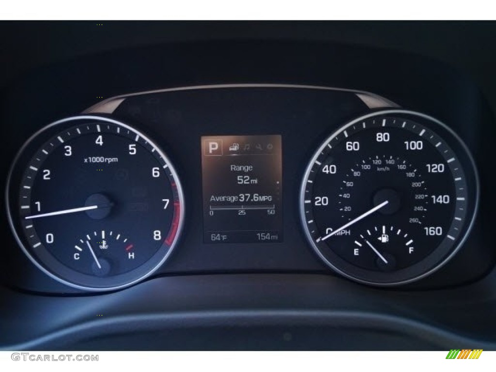 2017 Elantra Eco - Black / Gray photo #12