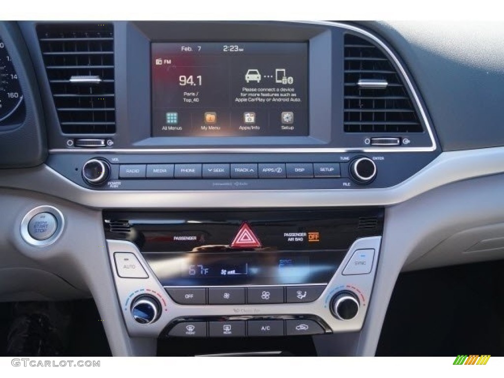 2017 Elantra Eco - Black / Gray photo #13